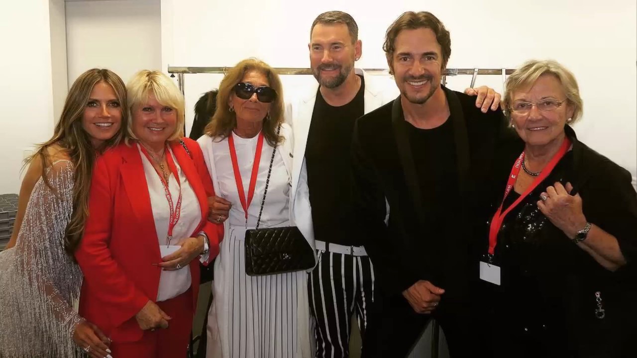 Thomas Hayo, Michael Michalsky und Heidi Klum: Süßes Gruppenfoto mit ihren Müttern