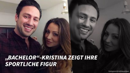 „Bachelor“-Kristina zeigt ihre sportliche Figur