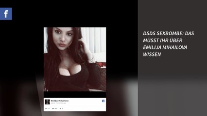 DSDS Sexbombe: Das müsst ihr über Emilija Mihailova wissen