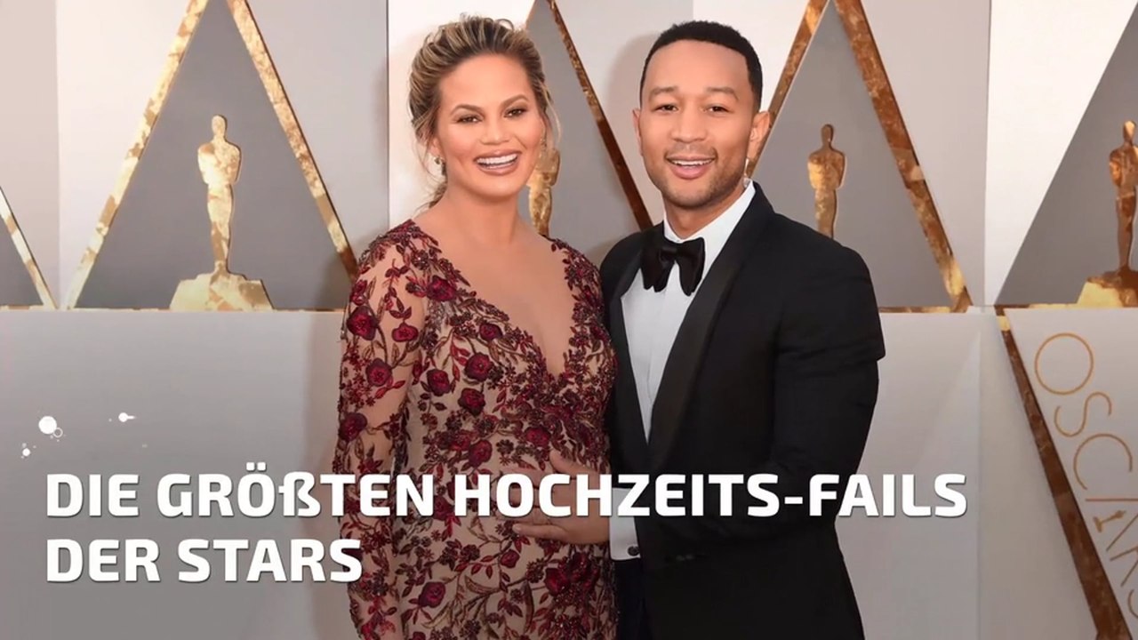 Die größten Hochzeits-Fails der Stars