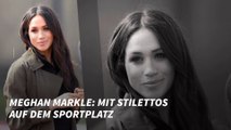 Meghan Markle: Mit Stilettos auf dem Sportplatz