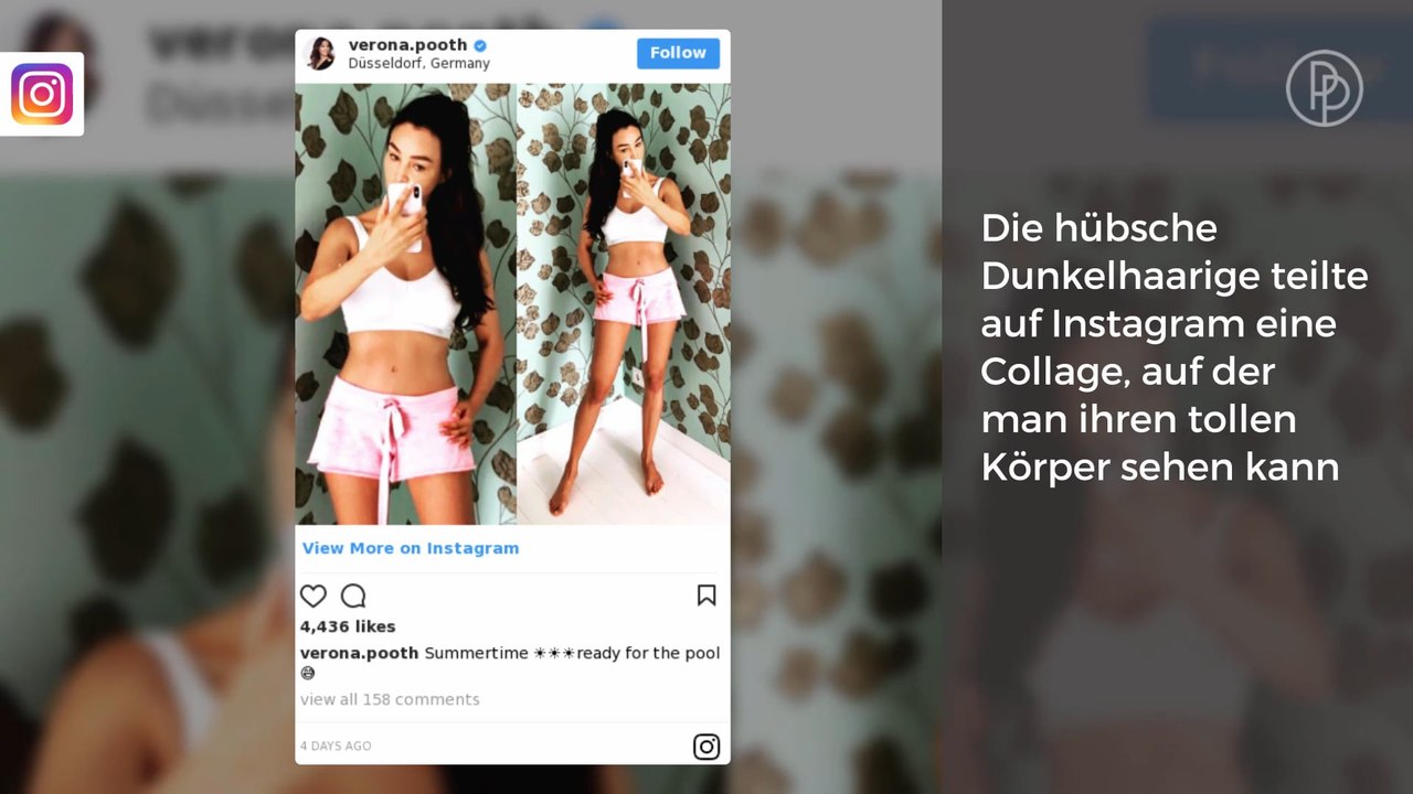 Verona Pooth: Ungeschminkt und super durchtrainiert