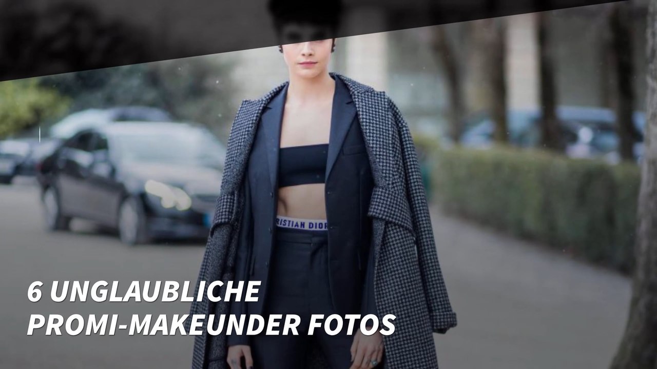 6 unglaubliche Promi-Makeunder Fotos