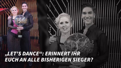 „Let’s Dance“: Erinnert ihr euch an alle bisherigen Sieger?