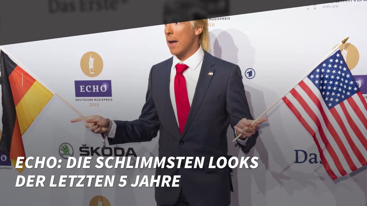 ECHO: Die schlimmsten Looks der letzten 5 Jahre