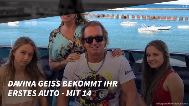 Davina Geiss bekommt ihr erstes Auto - mit 14