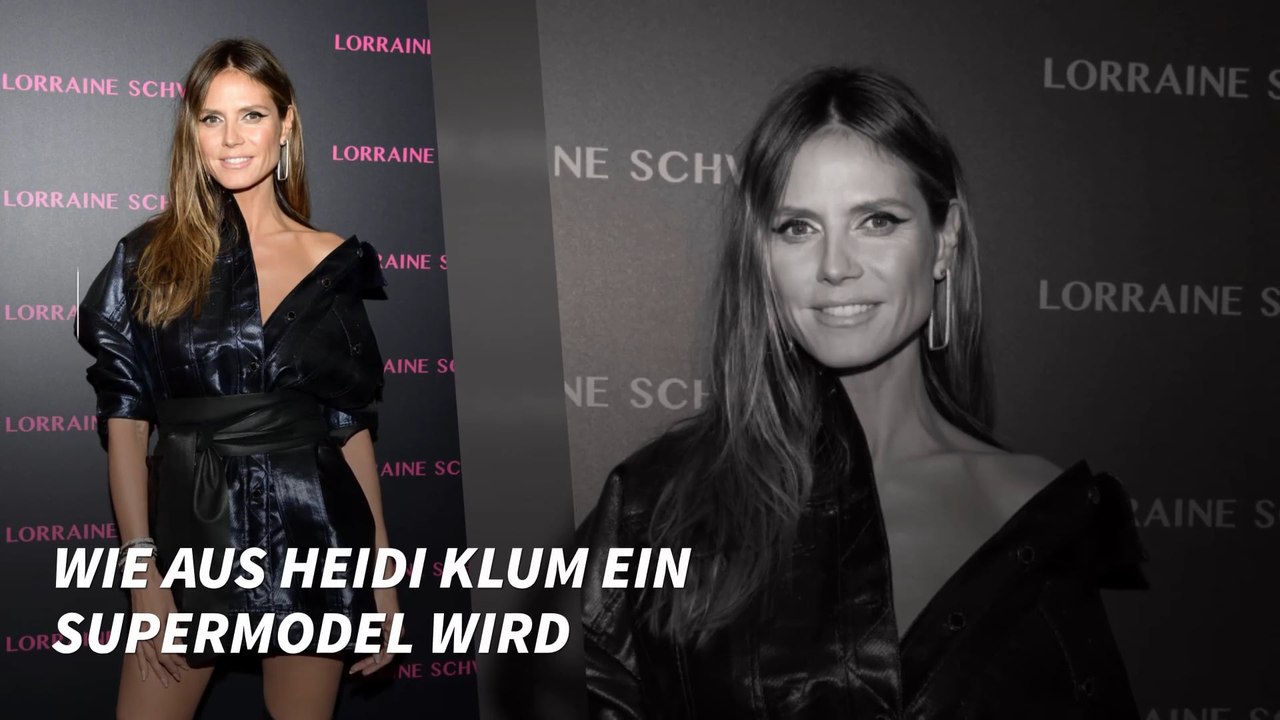 Wie aus Heidi Klum ein Supermodel wird