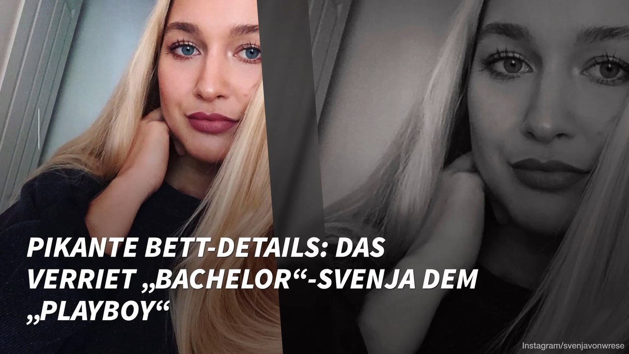Intime Bett-Details: Das verriet „Bachelor“-Svenja dem „Playboy“