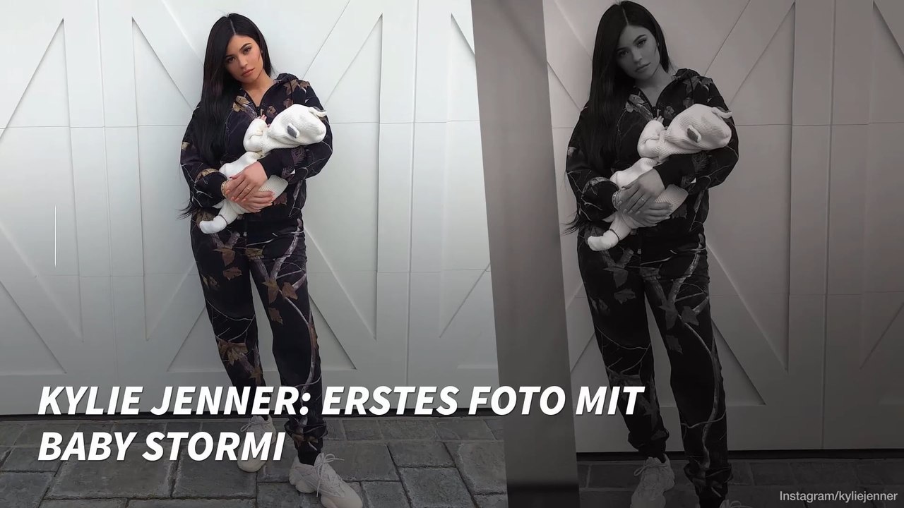 Kylie Jenner: Erstes Foto mit Baby Stormi