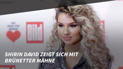 Shirin David zeigt sich mit brünetter Mähne