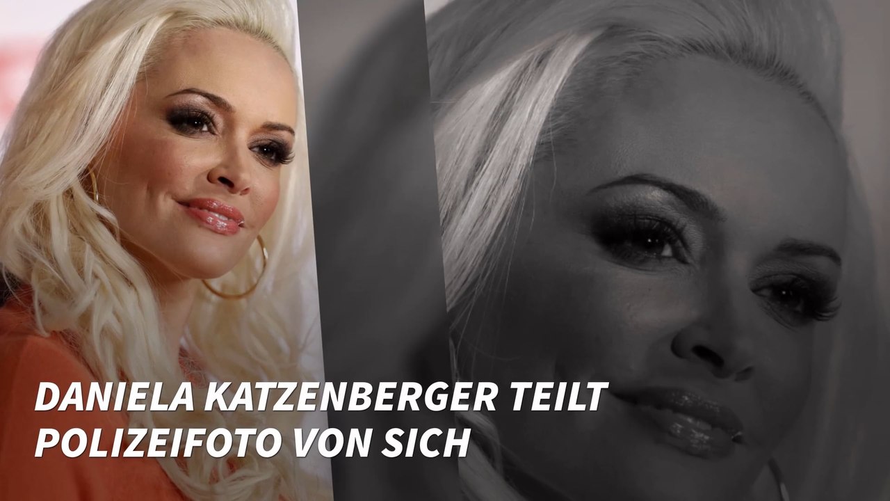 Daniela Katzenberger teilt Polizeifoto von sich