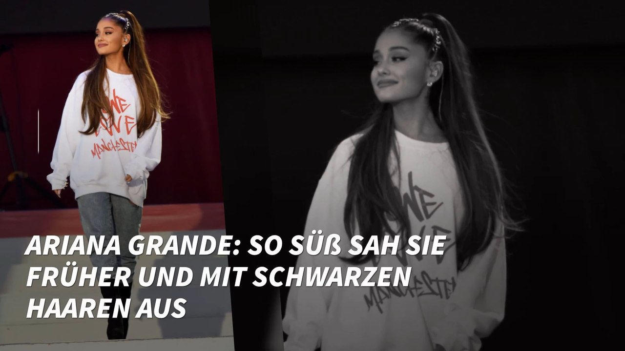 Ariana Grande: So süß sah sie früher und mit schwarzen Haaren aus