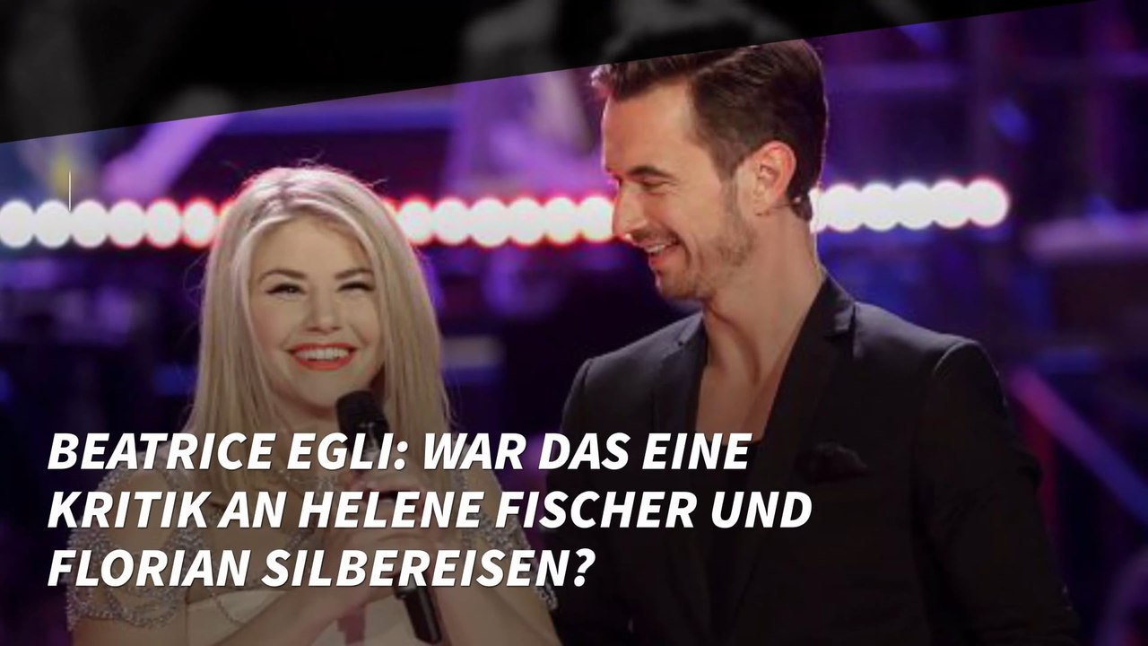 Beatrice Egli: War das eine Kritik an Helene Fischer und Florian Silbereisen?