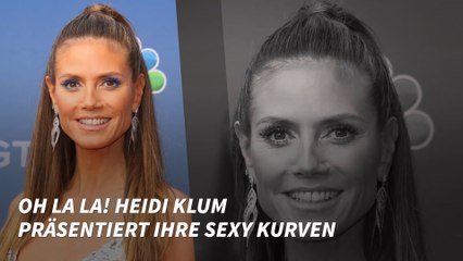 Oh la la! Heidi Klum präsentiert ihre sexy Kurven