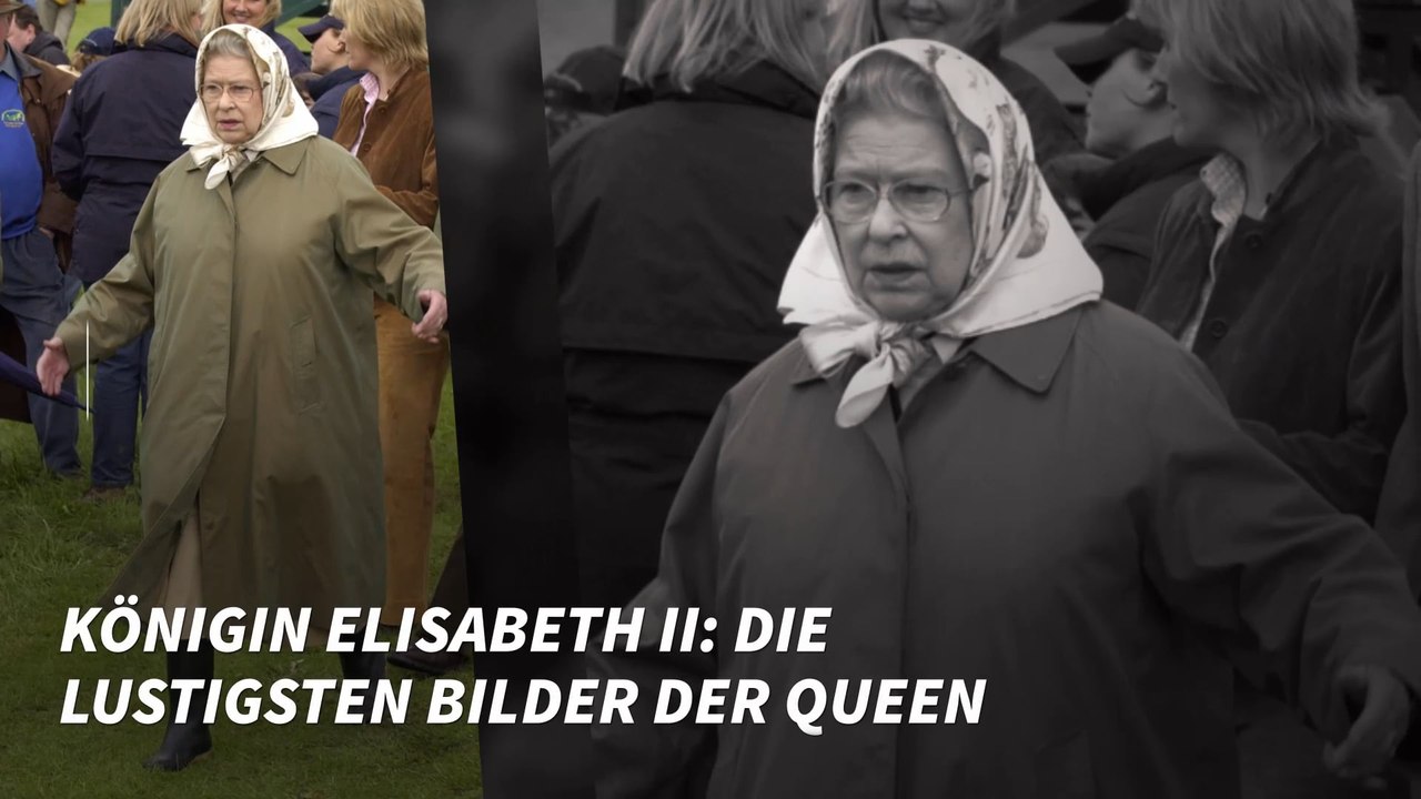 Königin Elisabeth II: Die lustigsten Bilder der Queen
