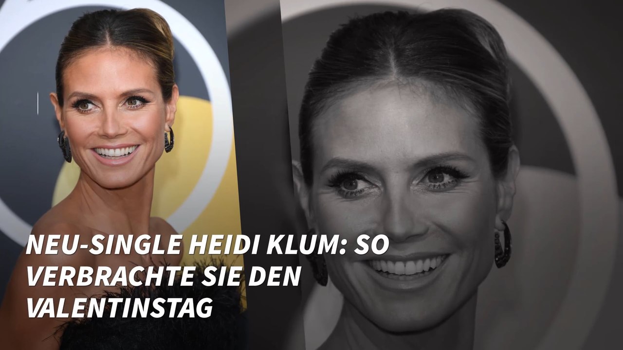 Neu-Single Heidi Klum: So verbrachte sie den Valentinstag