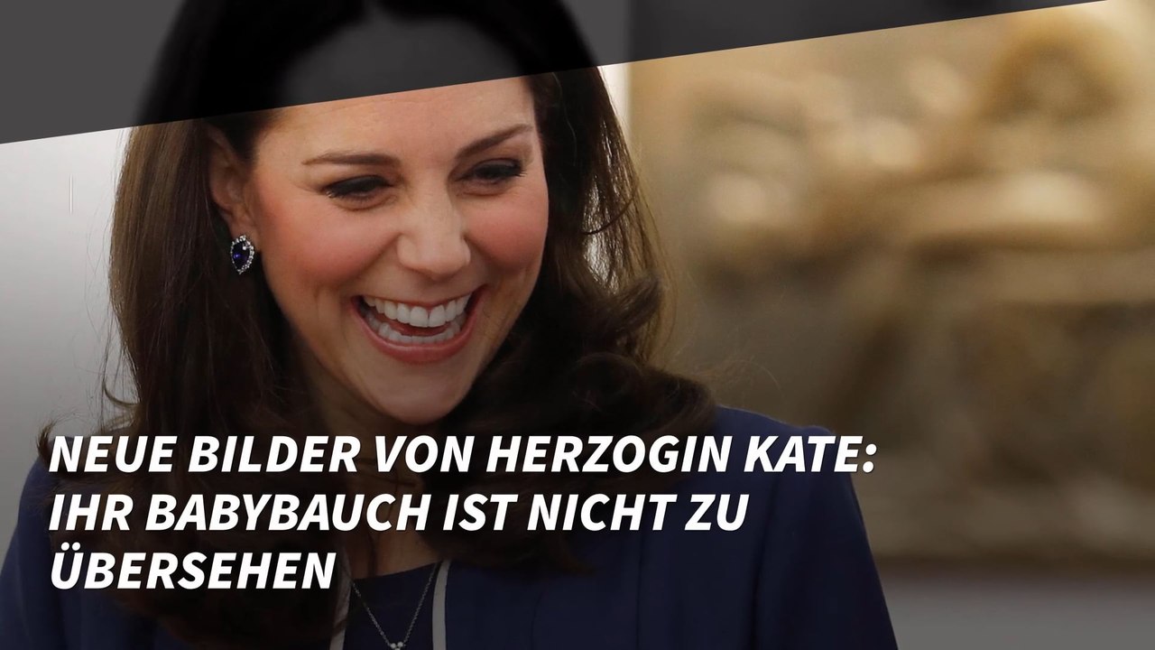 Neue Bilder von Herzogin Kate: Ihr Babybauch ist nicht zu übersehen