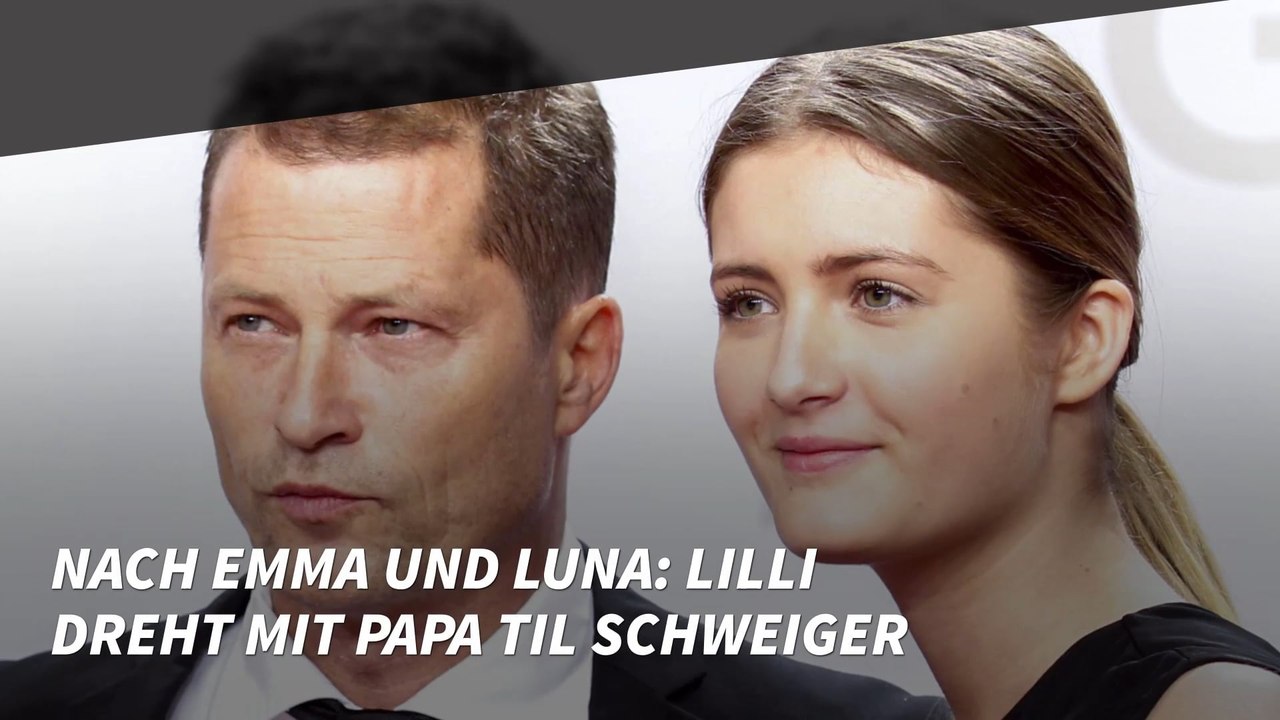 Nach Emma und Luna: Lilli dreht mit Papa Til Schweiger