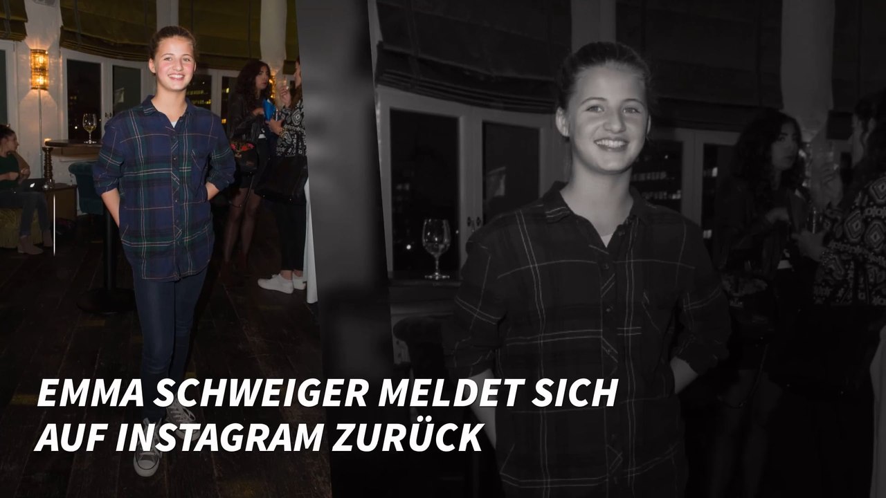 Emma Schweiger meldet sich auf Instagram zurück