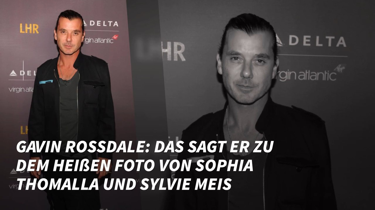Gavin Rossdale: Das sagt er zu dem heißen Foto von Sophia Thomalla und Sylvie Meis