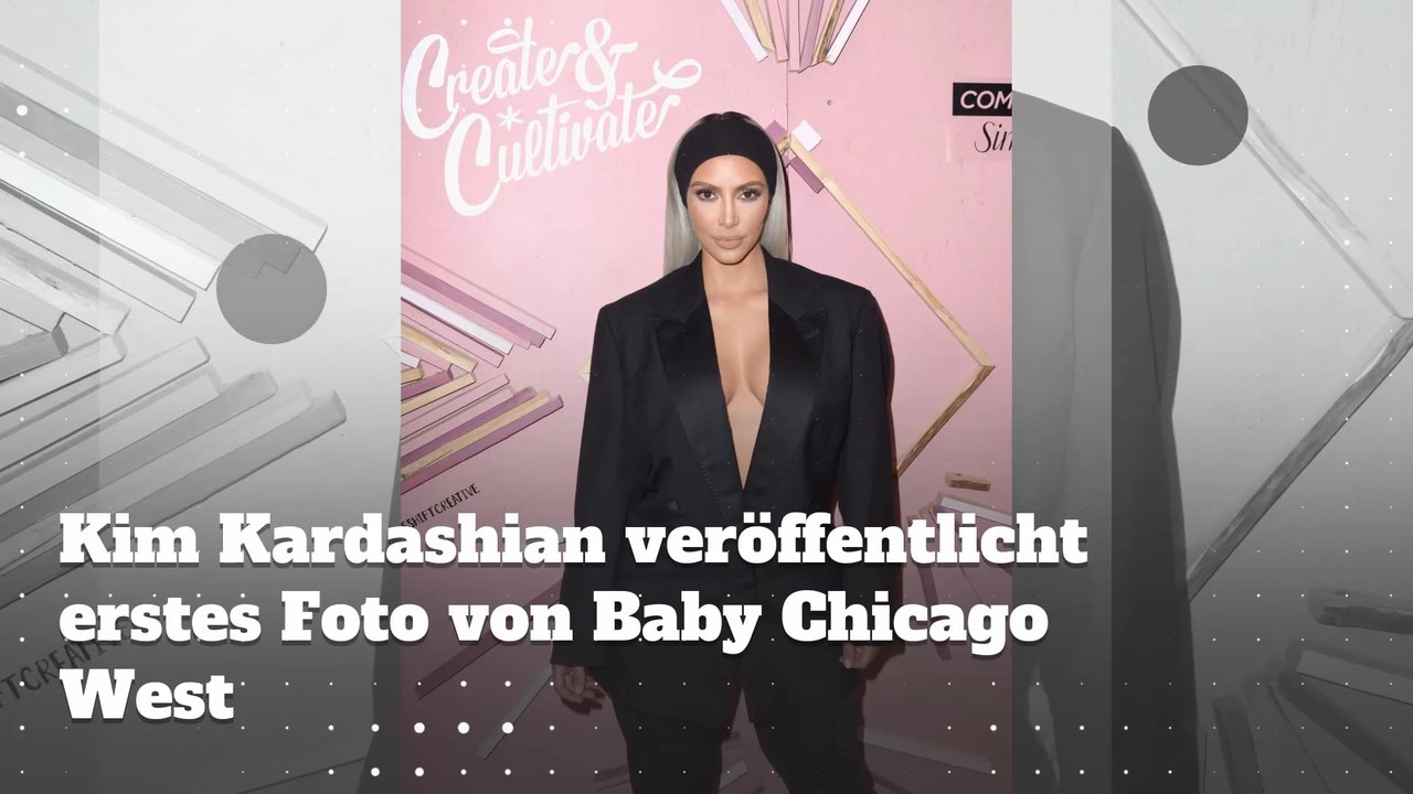 Kim Kardashian veröffentlicht erstes Foto von Baby Chicago West