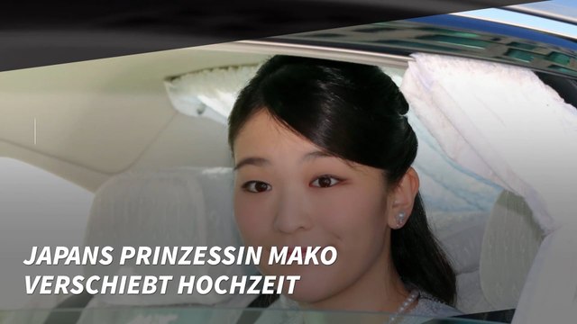 Japans Prinzessin Mako verschiebt Hochzeit
