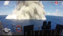 Görünmez savaş gemisinin bombalı testi