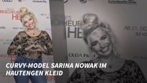 Curvy-Model Sarina Nowak im hautengen Kleid