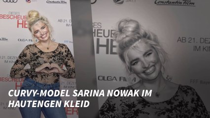 Sarina Nowak strahlt in figurbetontem Kleid ✨