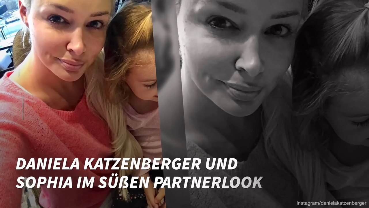 Daniela Katzenberger und Sophia im süßen Partnerlook