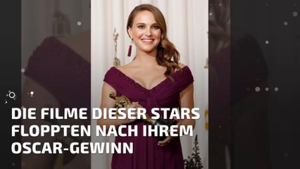 Die Filme dieser Stars floppten nach ihrem Oscar-Gewinn