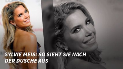 Sylvie Meis: So sieht sie nach der Dusche aus
