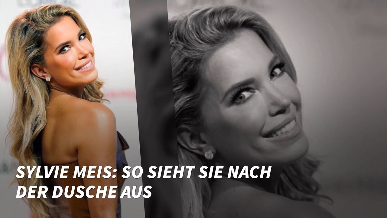 Sylvie Meis: So sieht sie nach der Dusche aus