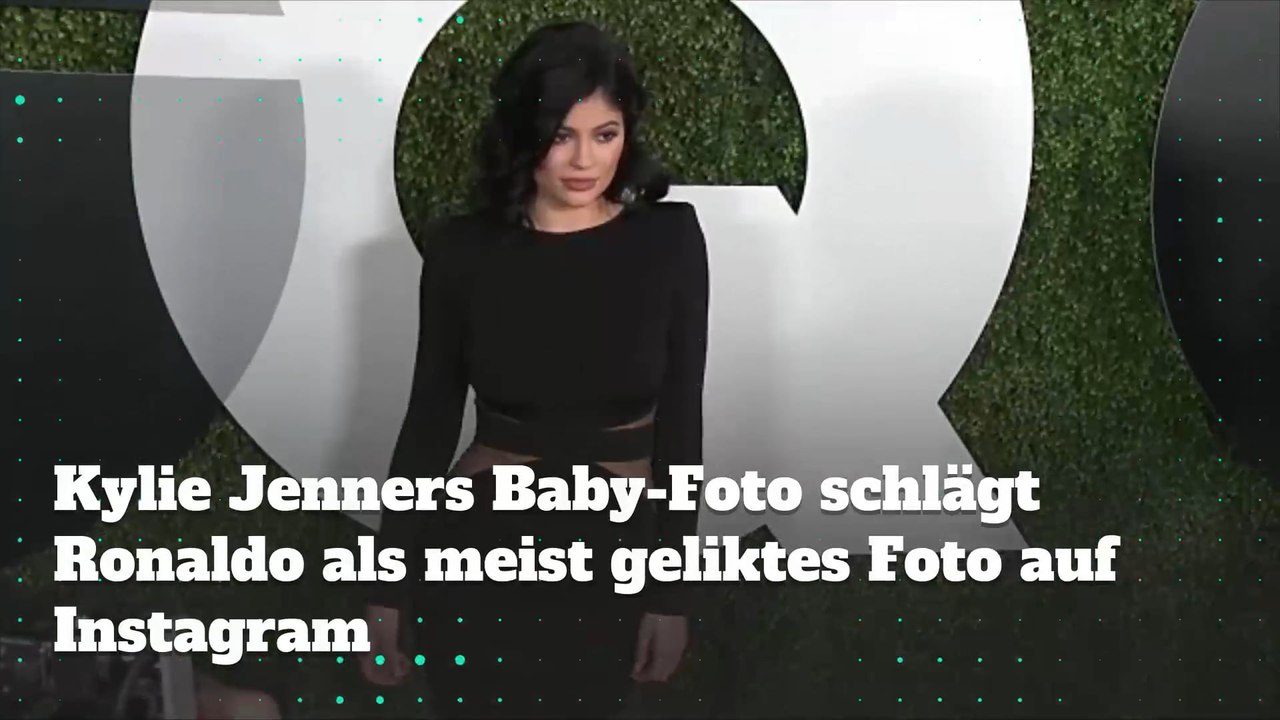 Kylie Jenners Baby-Foto schlägt Ronaldo als meist geliktes Foto auf Instagram