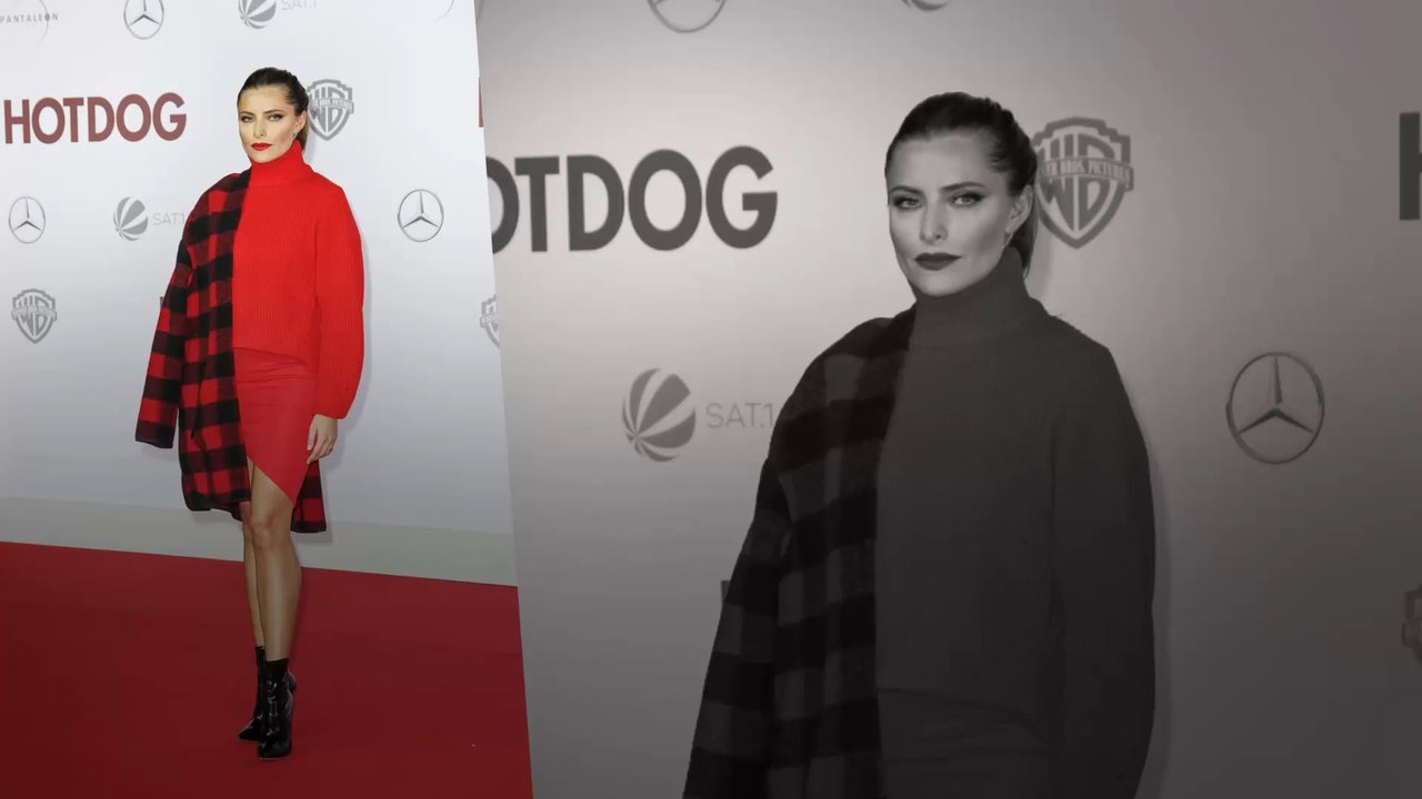 Sophia Thomalla im mega knappem Kleid