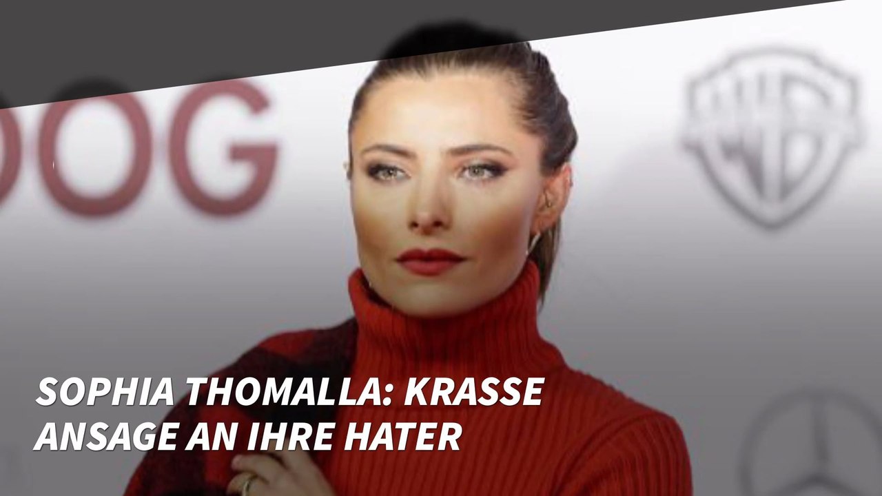 Sophia Thomalla: Krasse Ansage an ihre Hater