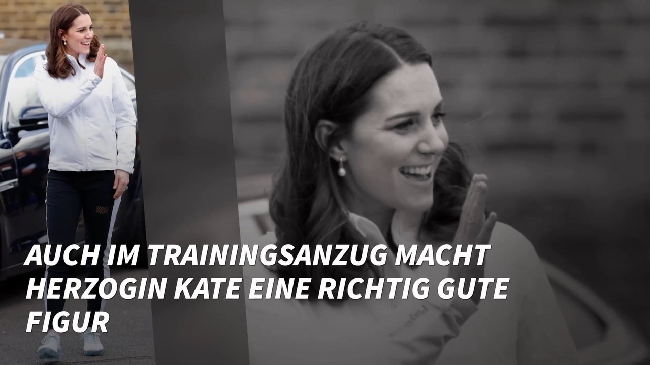 Auch im Trainingsanzug macht Herzogin Kate eine richtig gute Figur