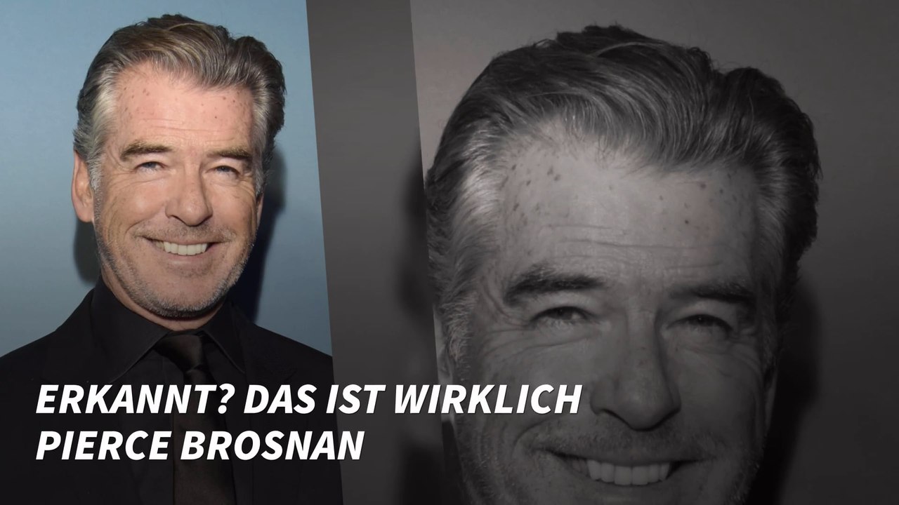 Erkannt? DAS ist wirklich Pierce Brosnan