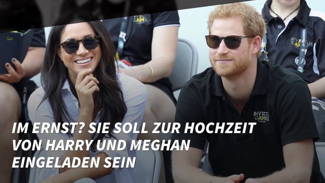 Im Ernst? SIE soll zur Hochzeit von Harry und Meghan eingeladen sein