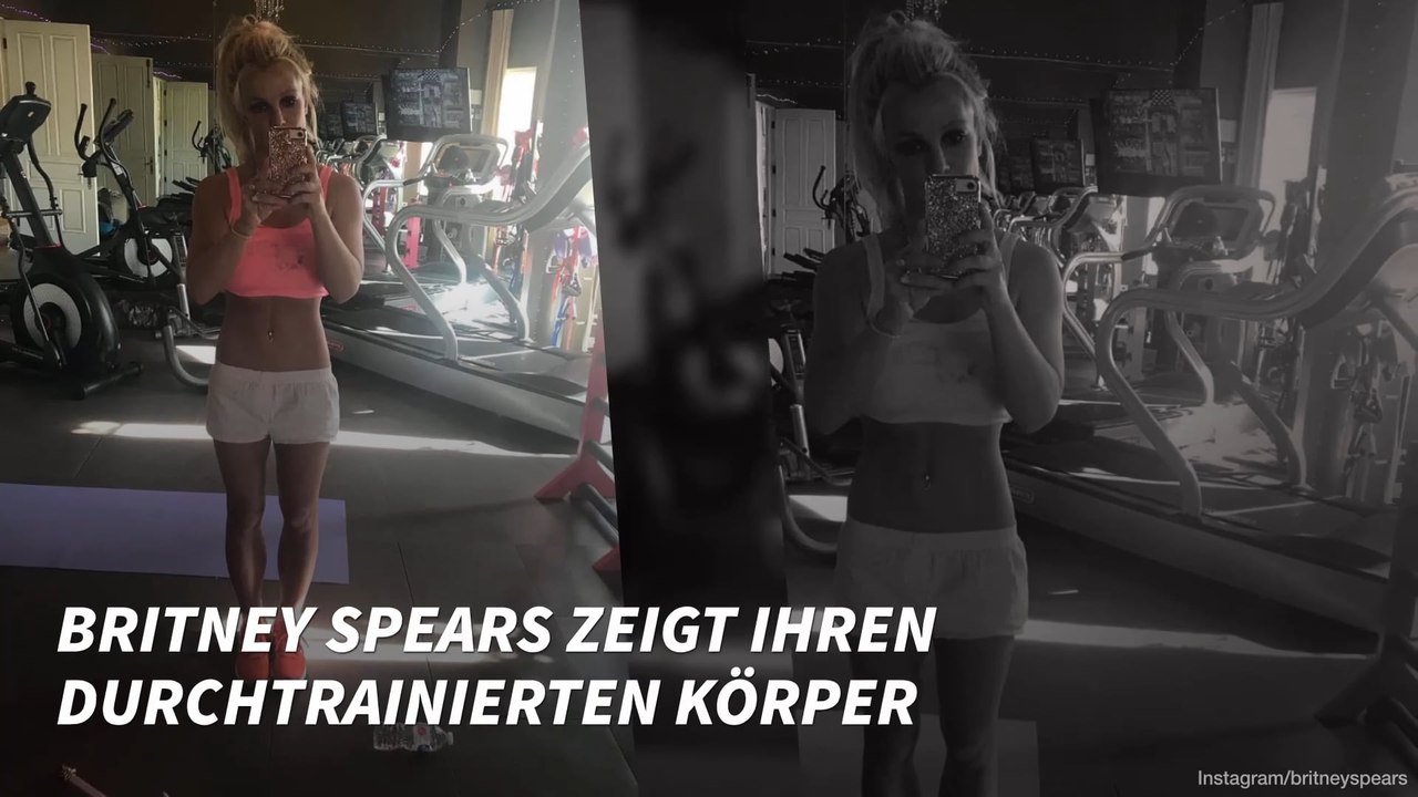 Britney Spears zeigt ihren durchtrainierten Körper