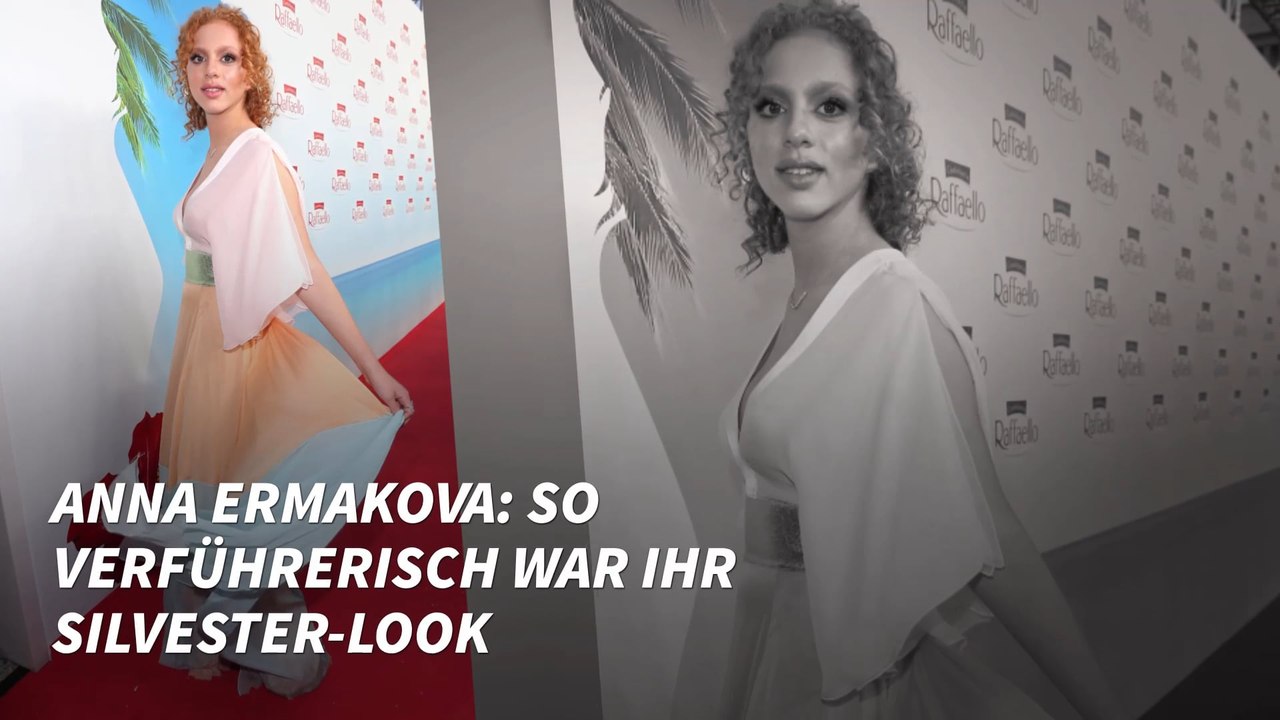 Anna Ermakova: So verführerisch war ihr Silvester-Look