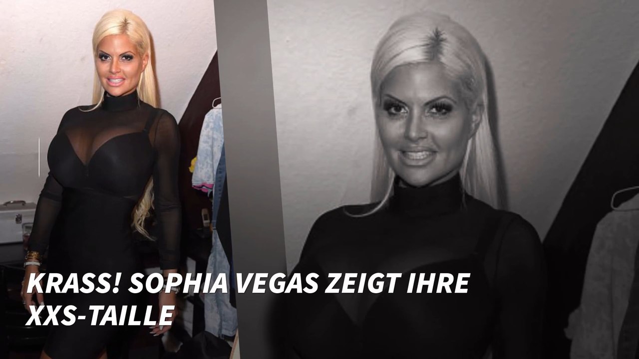 Krass! Sophia Vegas zeigt ihre XXS-Taille