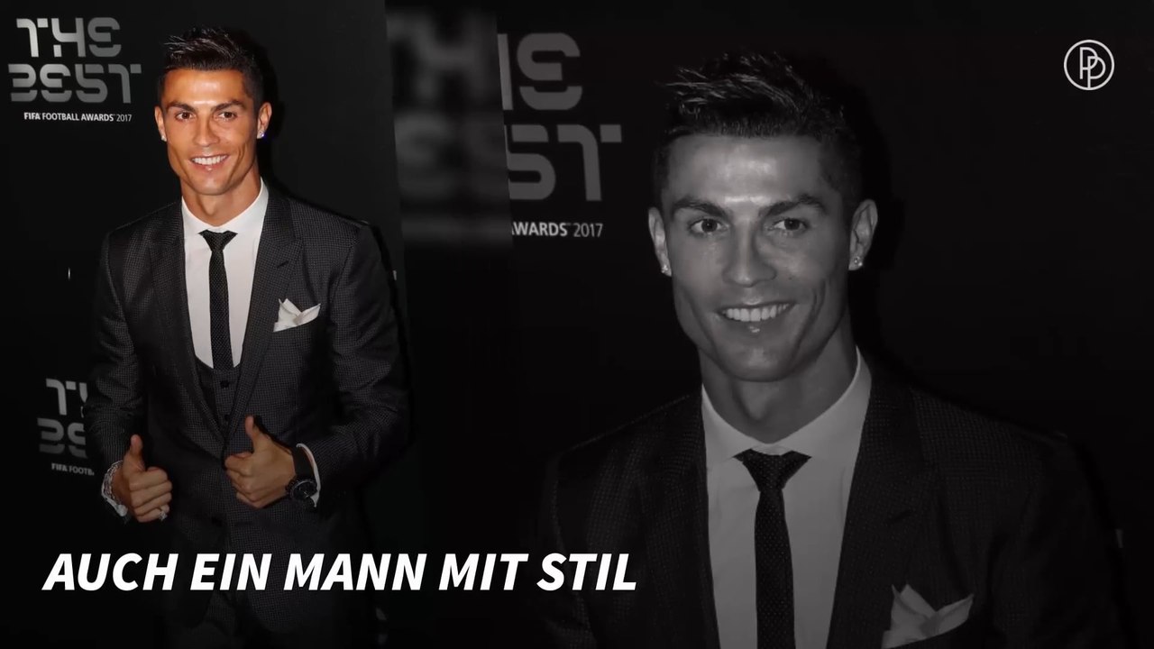Cristiano Ronaldo im lässigen Neunziger-Jahre-Look