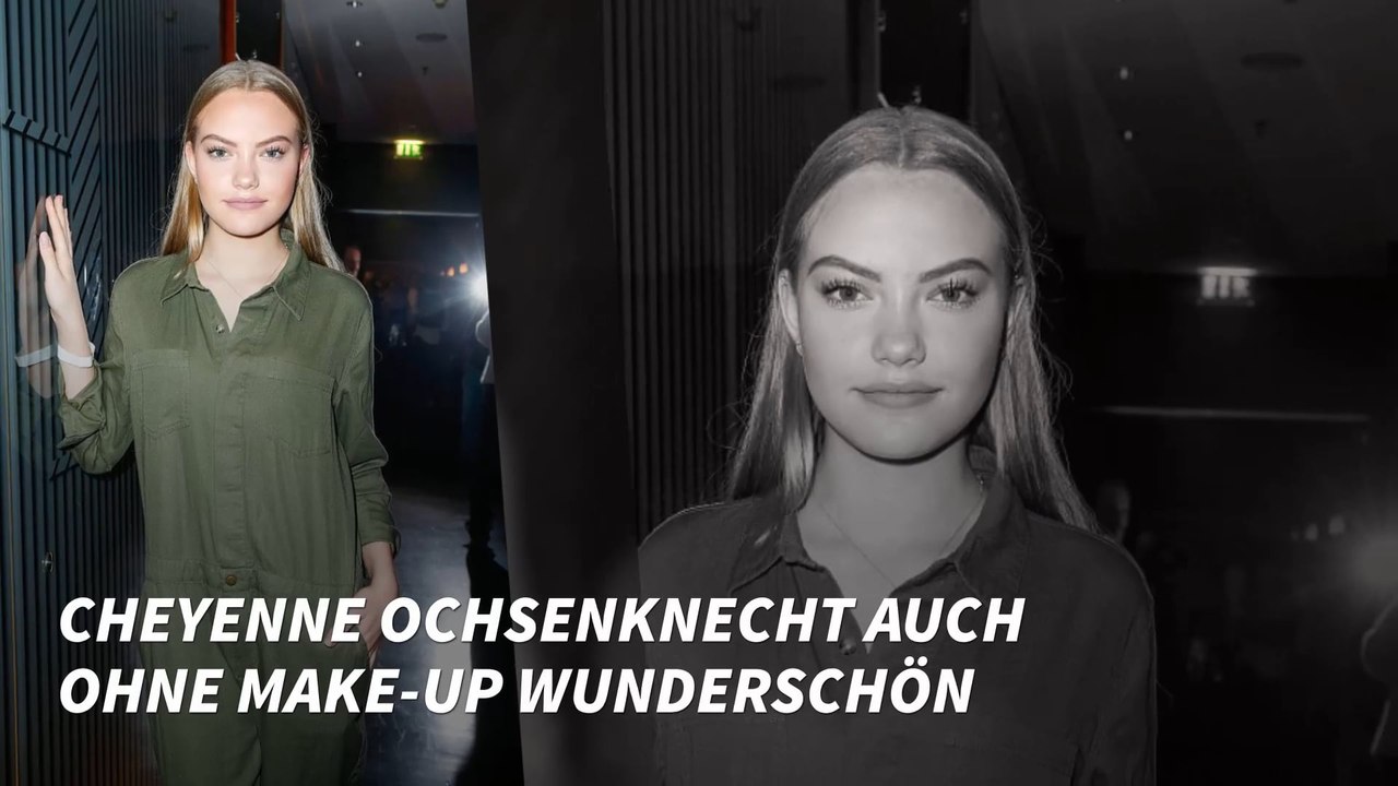 Cheyenne Ochsenknecht auch ohne Make-up wunderschön