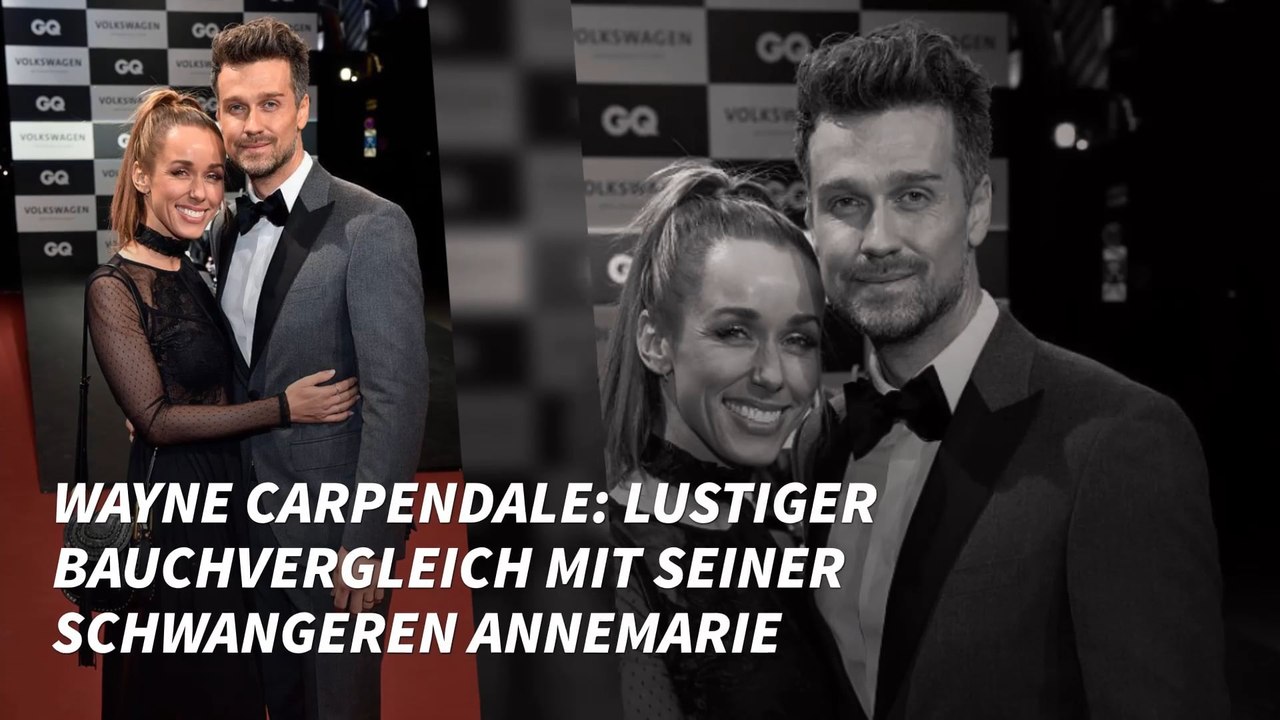 Wayne Carpendale: Lustiger Bauchvergleich mit seiner schwangeren Annemarie