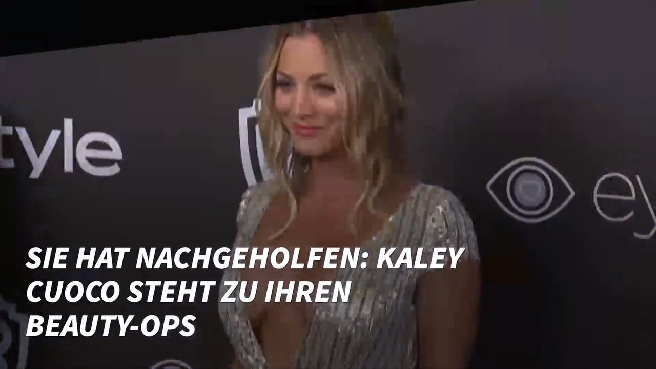Sie hat nachgeholfen: Kaley Cuoco steht zu ihren Beauty-OPs