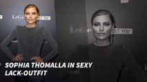 Sophia Thomalla super hot im sexy Lack-Outfit