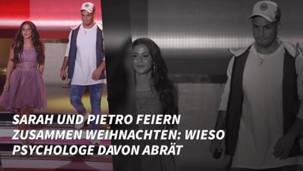 Sarah und Pietro feiern zusammen Weihnachten: Wieso ein Psychologe davon abrät