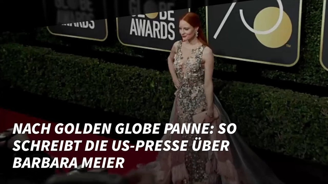 Nach Golden Globe Panne: So schreibt die US-Presse über Barbara Meier