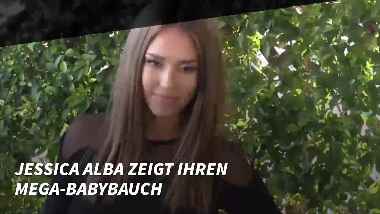 Jessica Alba zeigt ihren Mega-Babybauch